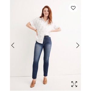 Madewell Slim Straight Jeans in William Wash